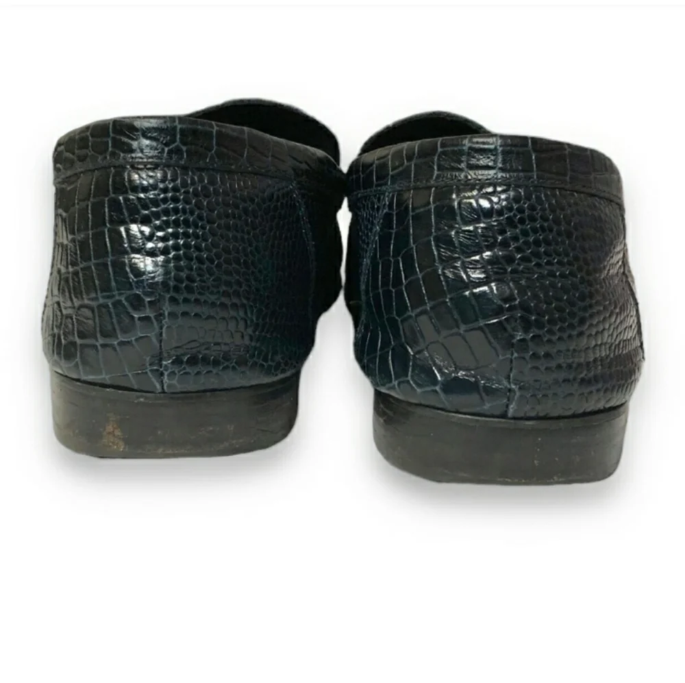 DONALD J PLINER Croc Embossed Darrin Loafer